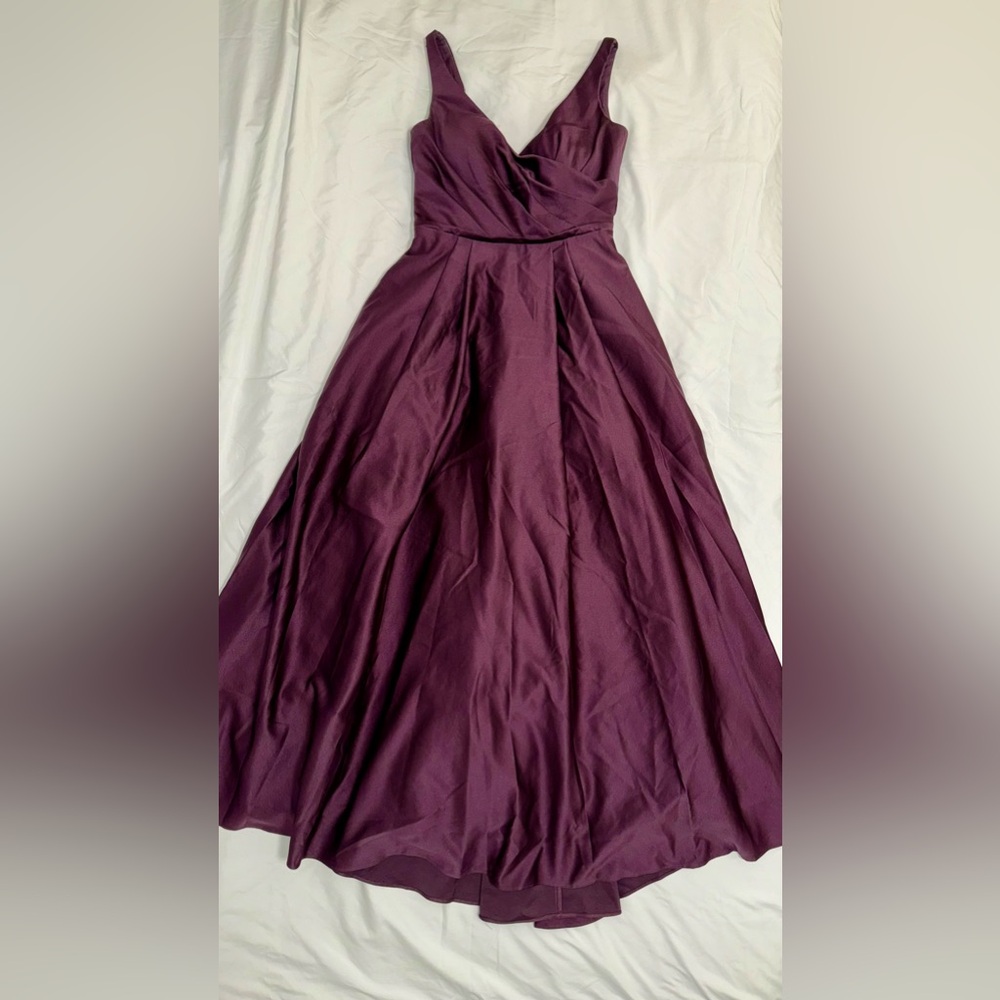 David’s Bridal Plum long dress (size 4-6)